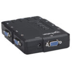 Switch Kvm 4 Ptos USB Y 4Ptos VGA 3.5Mm 1600X900 Con Juego Cables