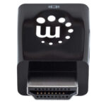 Micro Convertidor HDMI A VGA Con Audio Manhattan Macho/Hembra/USB Micro-B/Color Negro/151542