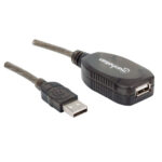 151573 Cable De Extensión Activa USB De Alta Velocidad USB A Macho / USB A Hembra, 10 M; Repetidor Integrado V2.0