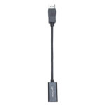 Adaptador Displayport Macho A HDMI Hembra Manhattan 151634 Negro/15Cm