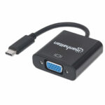 Cable Adaptador Convertidor USB-C 3.1 A VGA Hd15 Macho-Hembra