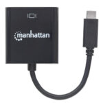 Cable Adaptador Convertidor USB-C 3.1 A VGA Hd15 Macho-Hembra
