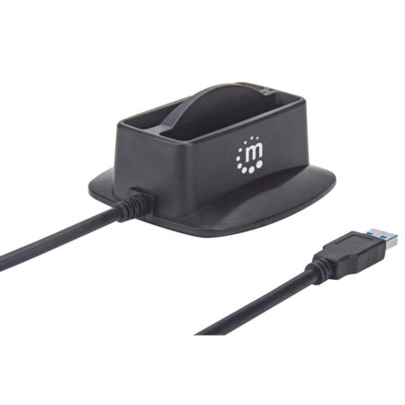 Base De Conexion Dual USB 3.0 Superspeed Y Disco Duro SATA 2.5″ Manhattan 151955