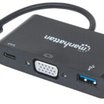 Cable Adaptador Convertidor Docking USB-C A VGA USB 3.O USB-C