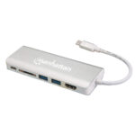 Docking Station Manhattan 152075 USB-C A HDMI/USB 3.0/USB-C/Rj-45/SD