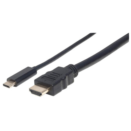 152235 Cable Usb-c A Hdmi, Convierte Una Señal Modo Dp Alt A Hdmi 4k De Salida, Longitud 2m, Color Negro