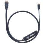 152235 Cable USB-C A HDMI, Convierte Una Señal Modo DP Alt A HDMI 4K De Salida, Longitud 2M, Color Negro