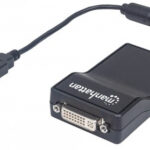 ADAPTADOR USB A DVI MANHATTAN 152334 MACHO/HEMBRA/5M/COLOR NEGRO