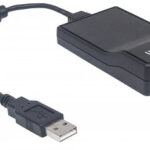 ADAPTADOR USB A DVI MANHATTAN 152334 MACHO/HEMBRA/5M/COLOR NEGRO