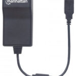 ADAPTADOR USB A DVI MANHATTAN 152334 MACHO/HEMBRA/5M/COLOR NEGRO