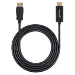 Cable Displayport A HDMI M-M De 1 Metro, 1080P Manhattan 152662 Color Negro