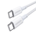 Cable USB-C A USB-C Ugreen 15269 2 Metros, Potencia De Carga 100W, 20V 5A, Pd3.0, Color Blanco