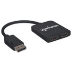Video Splitter Displayport 1 DP In : 2 HDMI Out UHD