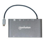 Docking 7-1 USB-C A HDMI VGA RJ45 Mini DP 3 USB 3.5Mm Lector SD