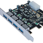 Tarjeta PCI Express USB 3.0 4 Puertos Bracket Largo Estandar