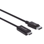 153218 Cable Displayport A HDMI 4K 60Hz, Macho A HDMI Macho, Longitud 3 Mts