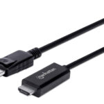 153218 Cable Displayport A HDMI 4K 60Hz, Macho A HDMI Macho, Longitud 3 Mts