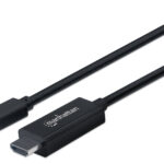 Cable Mini Displayport A HDMI 1080P Manhattan 153232 De 1.8M, Color Negro