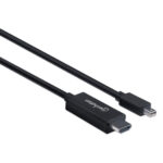 Cable Mini Displayport A Hdm Manhattan 153287, 1,8 M, Mini Displayport, HDMI, Negro, Macho/Macho