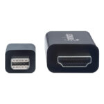 Cable Mini Displayport A Hdm Manhattan 153287, 1,8 M, Mini Displayport, HDMI, Negro, Macho/Macho