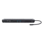 Docking Station Manhattan 153478 USB-C A 11 Puertos Para 3 Monitores Con Mst