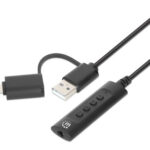 Convertidor USB Manhattan 153560, Negro, 1 Puerto