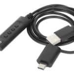 Convertidor USB Manhattan 153560, Negro, 1 Puerto
