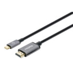 Cable USB-C A HDMI M 1.0M 4K 60Hz Negro