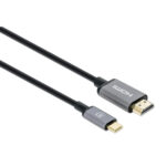 Cable USB-C A HDMI M 1.0M 4K 60Hz Negro