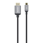 Cable USB-C A HDMI M 1.0M 4K 60Hz Negro