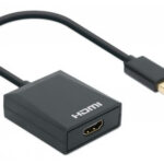 Convertidor De Video Manhattan 153690, De USB-A A HDMI 1080P 60Hz, Negro