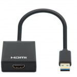 Convertidor De Video Manhattan 153690, De USB-A A HDMI 1080P 60Hz, Negro