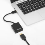 Convertidor De Video Manhattan 153690, De USB-A A HDMI 1080P 60Hz, Negro
