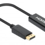 Adaptador Displayport Macho - HDMI A Hembra Manhattan 153713 15Cm/Color Negro