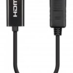 Adaptador Displayport Macho - HDMI A Hembra Manhattan 153713 15Cm/Color Negro