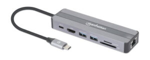 Docking Usb-c 7ptos Hdmi Red U Sb-c Pd 2usb V3.2 Sdmicro Sd