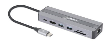 Docking USB-C 7Ptos HDMI Red U Sb-C Pd 2Usb V3.2 Sdmicro SD