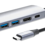 Docking Station USB C Manhattan 153959 3Xusb 3.0/1Xusb-C/1Xhdmi/1Xrj-45/Gris