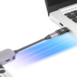 Adaptador De USB-A A USB-C Manhattan 153980 Color Negro