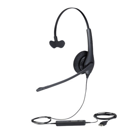 Diadema Audifono C/Microfono Biz 1500 Alambrico Jabra 1553-0159 Monoaural/USB/Color Negro