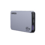 CARGADOR UGREEN 15817 ULTRA SLIM 65W NEXODE PRO/PLANO/2XUSB-C/1XUSB-A/PD3.1 DE 65W/QC4.0