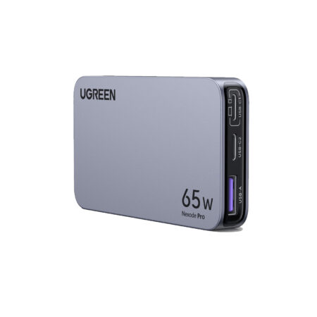 CARGADOR UGREEN 15817 ULTRA SLIM 65W NEXODE PRO/PLANO/2XUSB-C/1XUSB-A/PD3.1 DE 65W/QC4.0