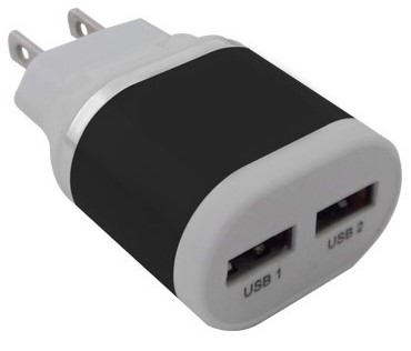 Cargador Brobotix 2 Puertos USB 161264N – Negro, USB