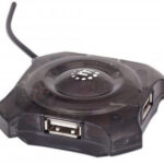 162272 Hub USB 4 Puertos, Compatible Con Todos Los Puertos Y Dispositivos USB, 3 Años De Garantia.