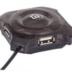 162272 Hub USB 4 Puertos, Compatible Con Todos Los Puertos Y Dispositivos USB, 3 Años De Garantia.