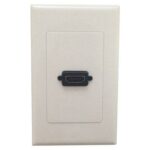 Tapa - Faceplate De 1 Panel Con Jack HDMI Hembra 90 Grados - Universal, Standard