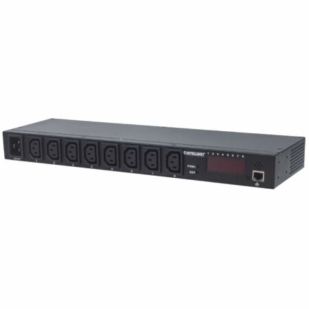 Pdu Barra Multicontacto 8 Contactos Monitor Humedad Temp