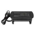 Caja De Conexion Para Mesa Con Enchufe USB HDMI VGA