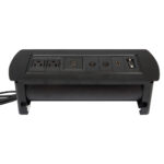 Caja De Conexion Para Mesa Con Enchufe USB Red HDMI VGA