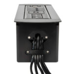 Caja De Conexion Para Mesa Con Enchufe USB Red HDMI VGA